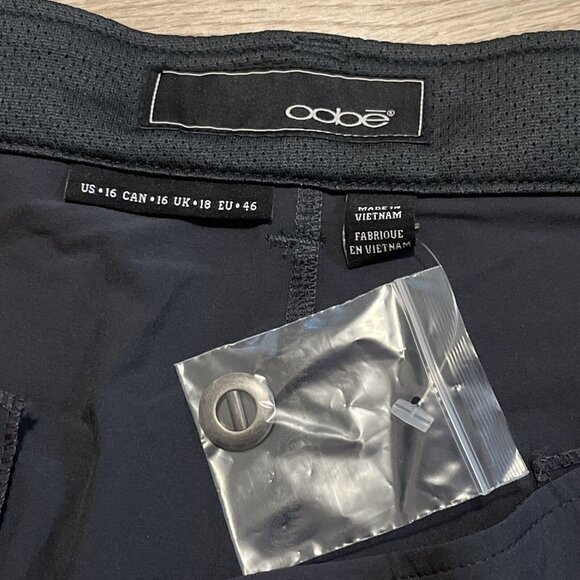 OOBE Uniform Shorts SZ 16 Gray Pockets Elastic Waist Stretch Lightweight Outdoor - Picture 8 of 11